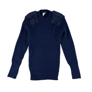 British Royal Navy Wool Crew Neck Pullover Jersey Jumper - Large
