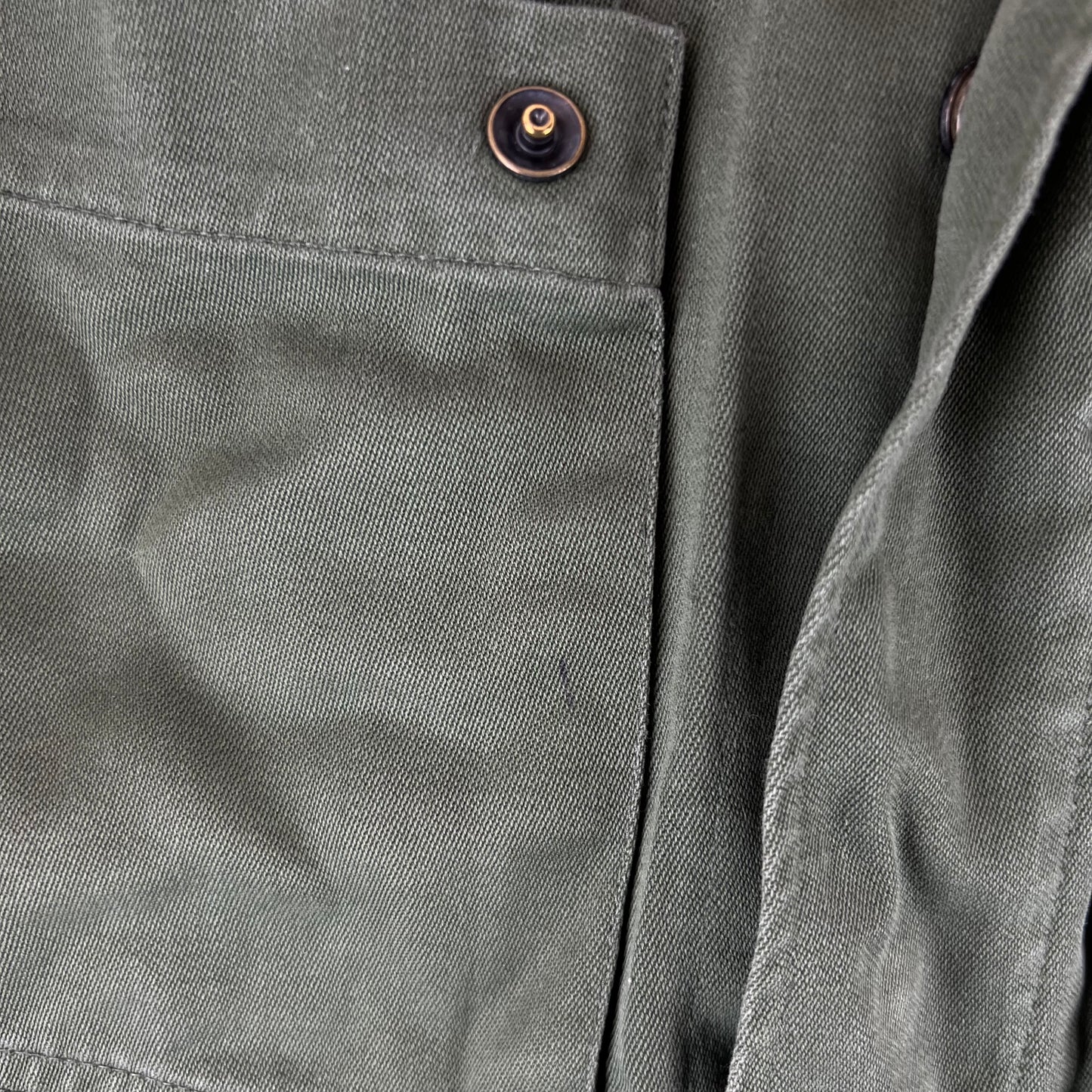 Dutch Army 70s Field Shirt Jacket Green Long Sleeve - Medium