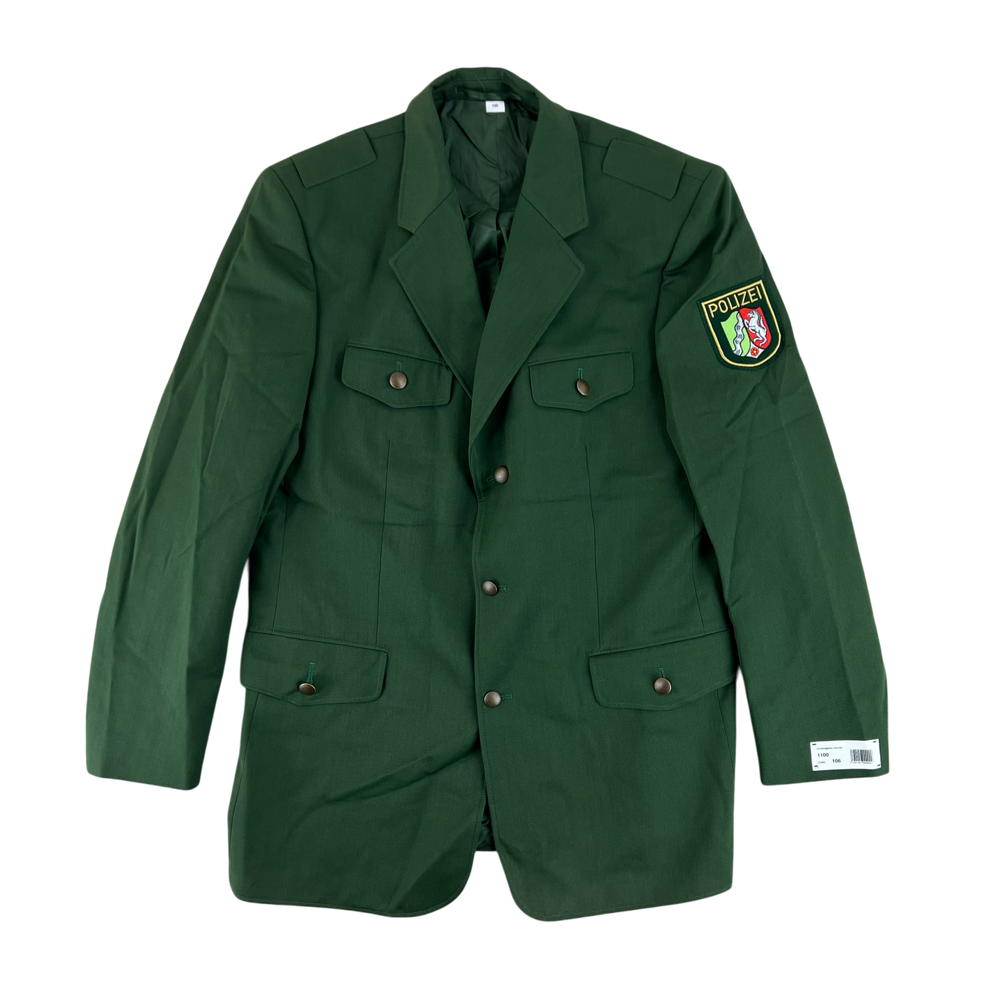German Police Green Dress Jacket - Large