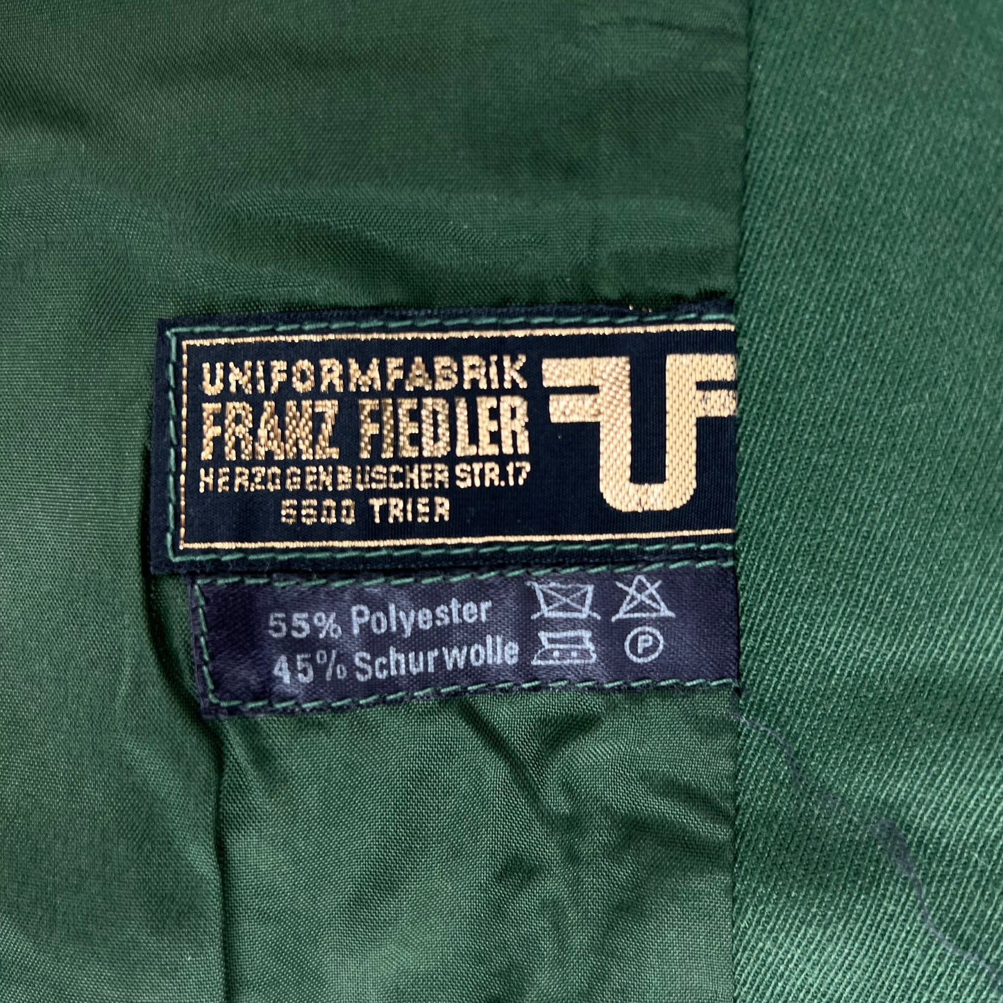 German Police Green Dress Jacket - Large