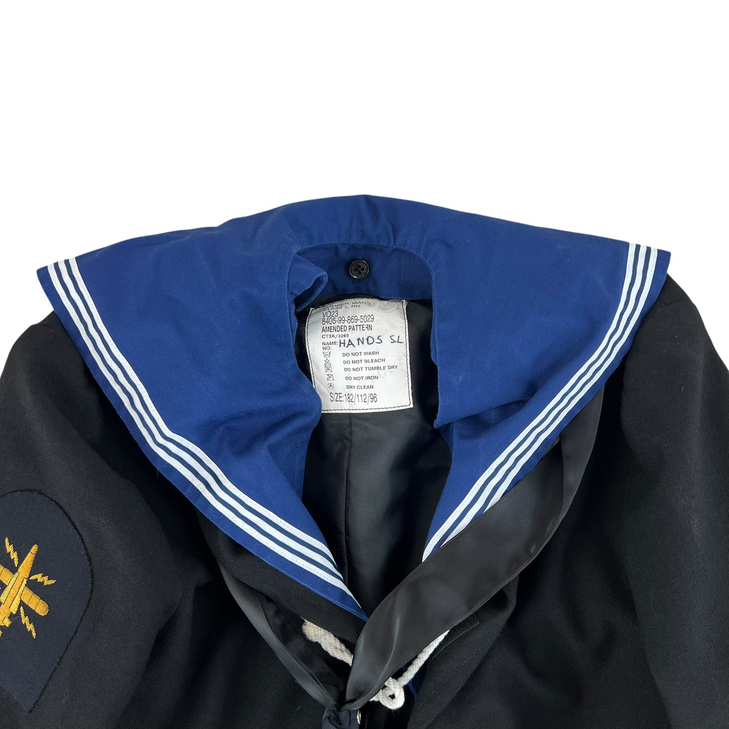 British Royal Navy Class II Jumper Sailor's Top - Large 182/112