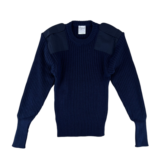 British Royal Navy Wool Crew Neck Pullover Jersey Jumper - Medium 100cm