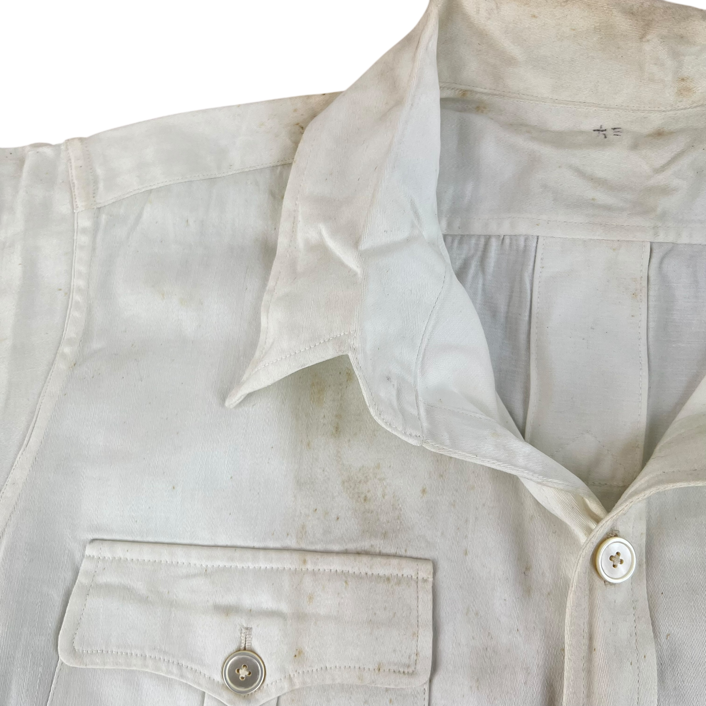 British Merchant Navy 50s Officer's Tropical Safari Jacket - Medium