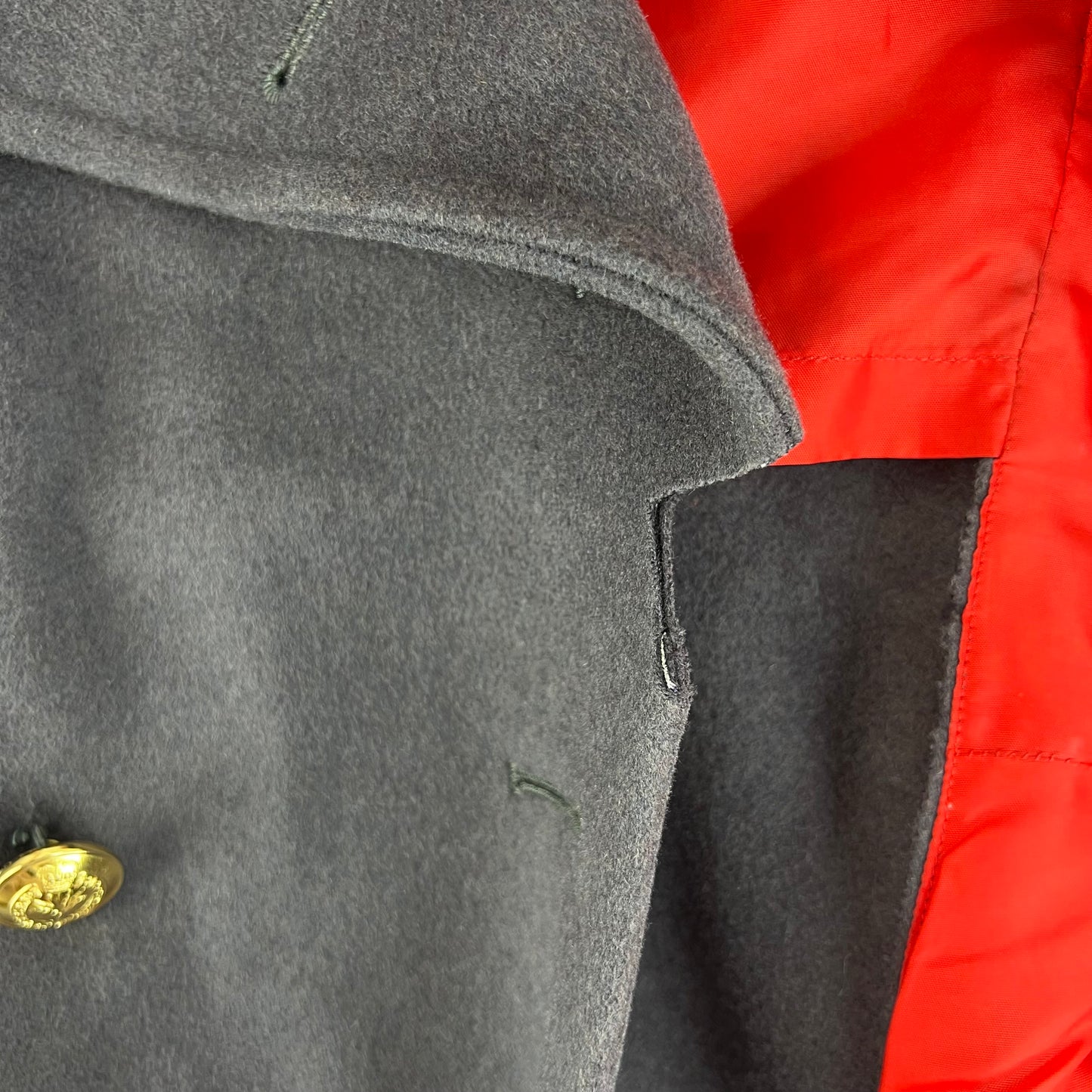 British Army Officer's Double Breasted Wool Greatcoat - Welsh Guards - Medium