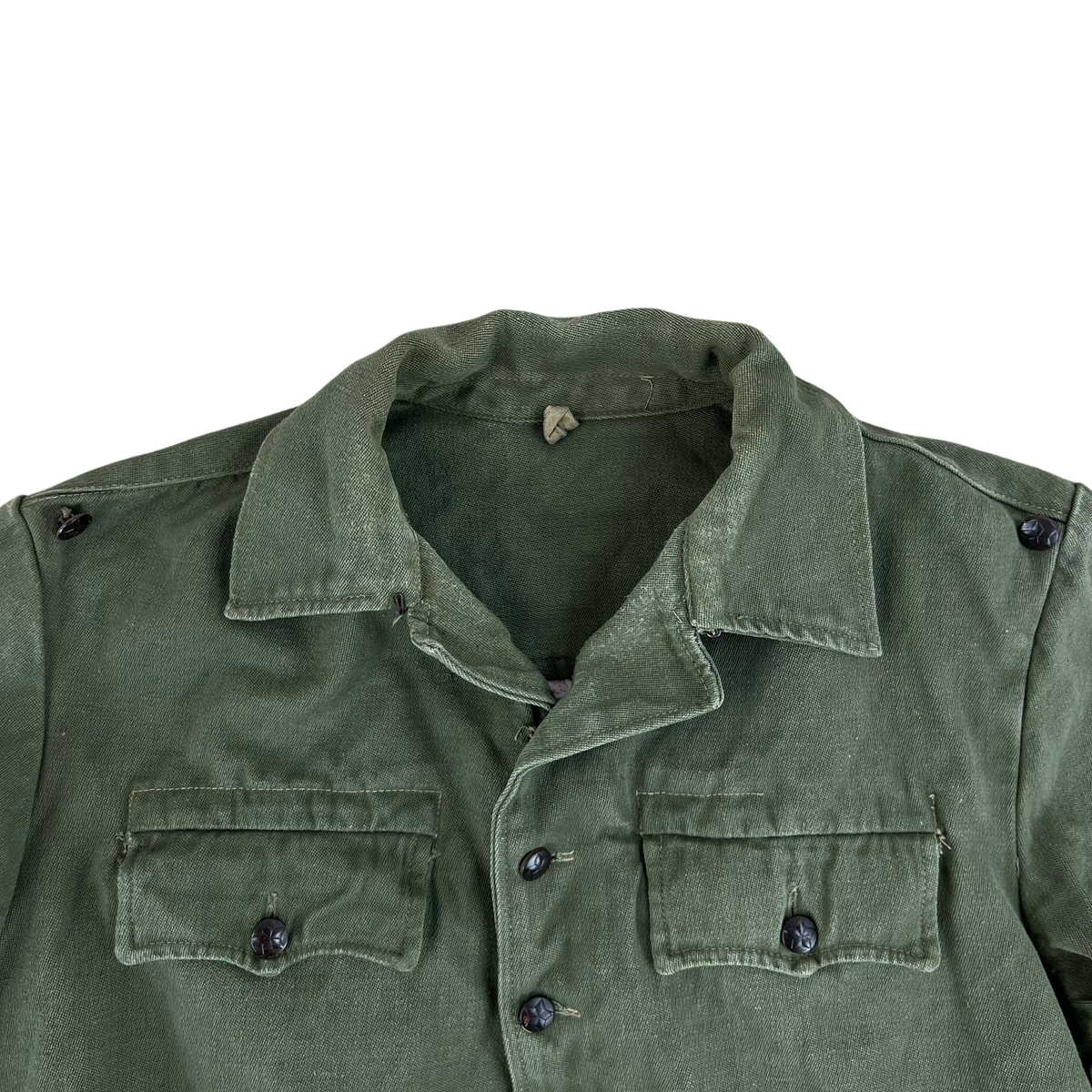 Bulgarian People's Army Olive Green Cossack Shirt - Large