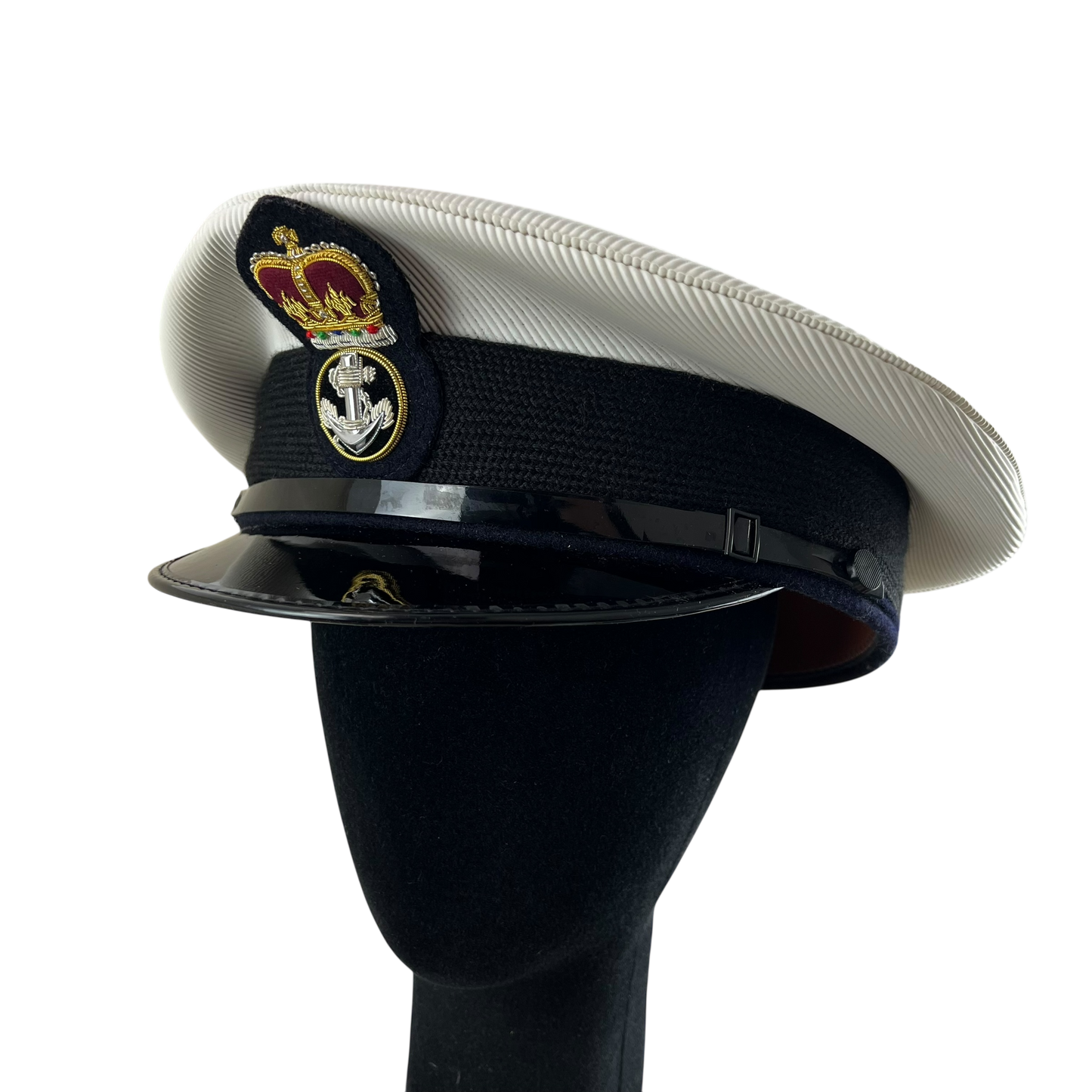 British Royal Navy Officer's Peaked Dress Cap - Large 59cm