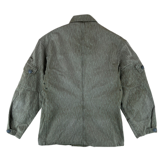 East German Army NVA DDR Raindrop Strichmuster Camouflage Jacket - Medium k44