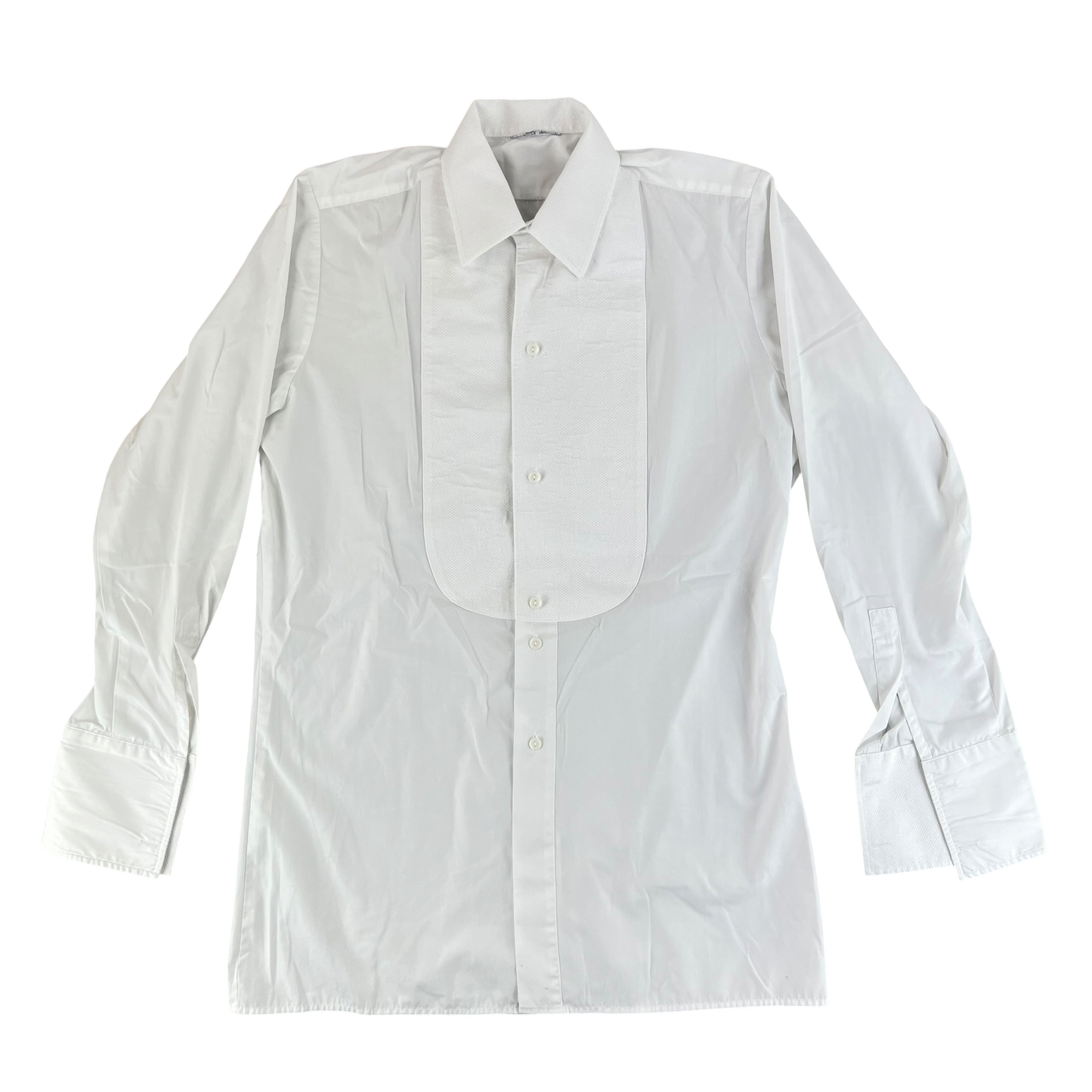 British Army White Marcella Mess Dress Shirt - Medium
