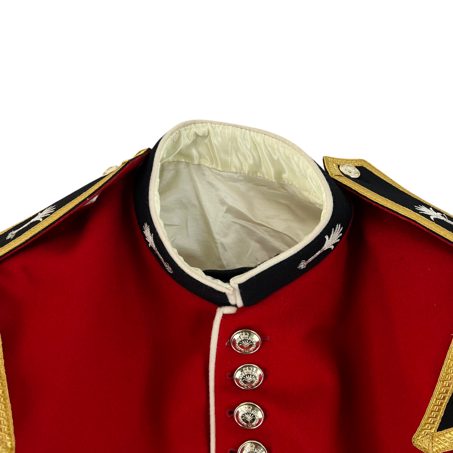 British Army RHQ SGTS Bandsman's Tunic Jacket w/ Wings - Welsh Guards - Large