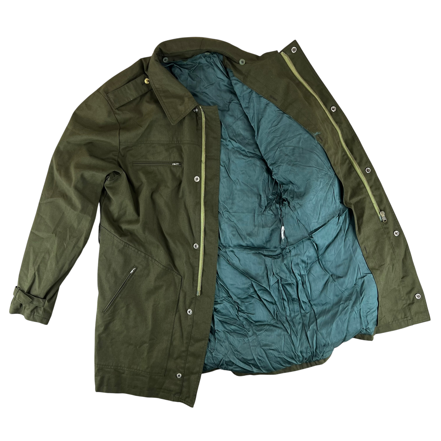 Czechoslovak Army M85 Guard's Coat Olive Green - Large