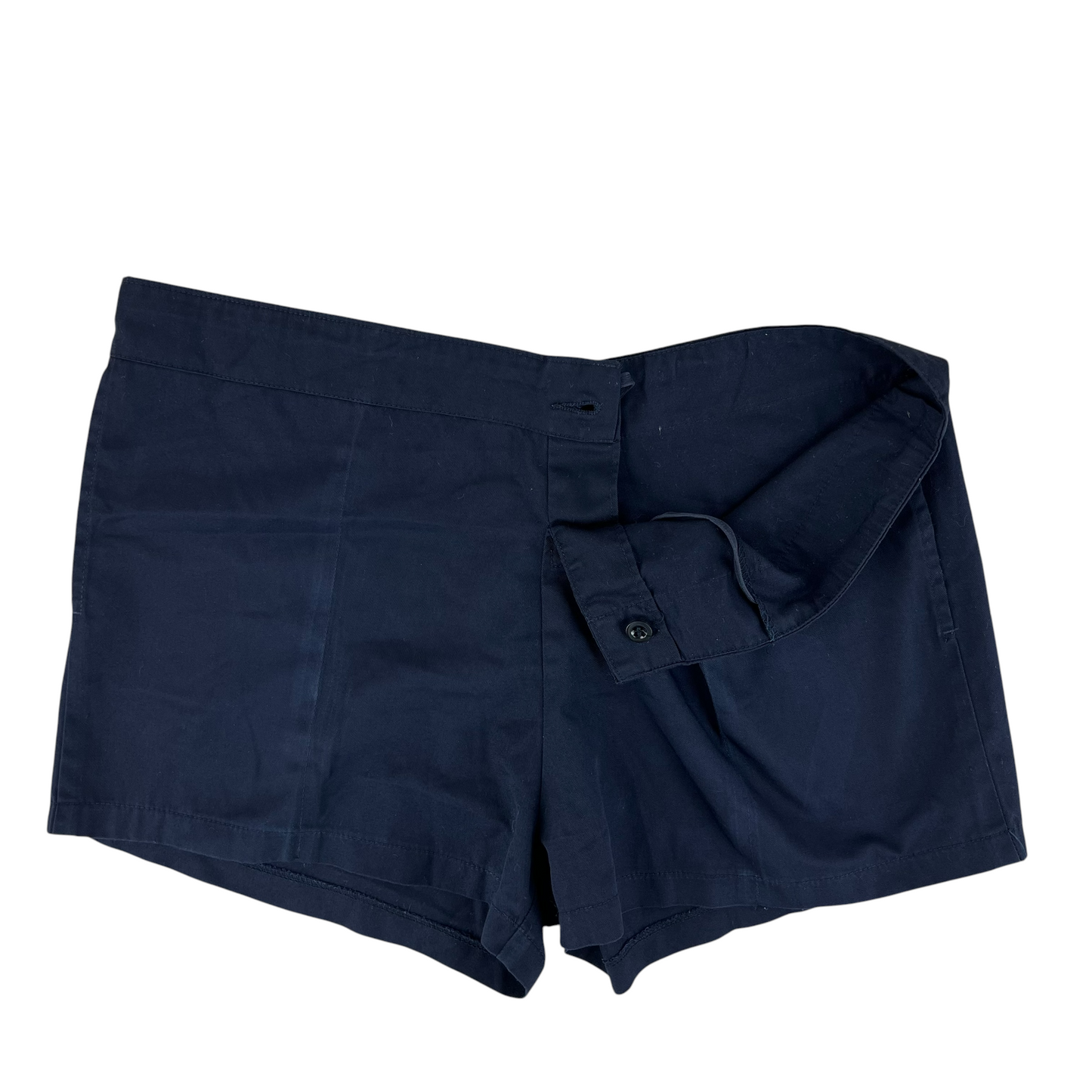 British Royal Navy 80s Navy Blue Cotton PT Shorts - W35