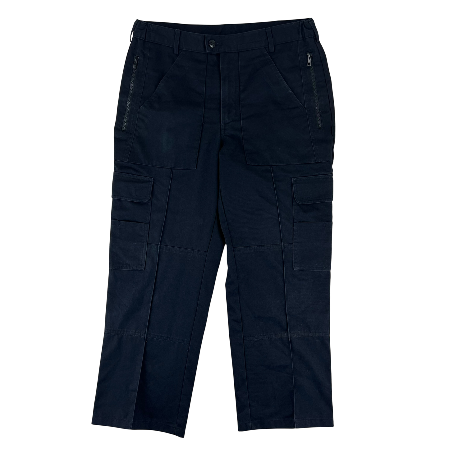 British Police MoD Black Utility Trousers - W35 L28.5