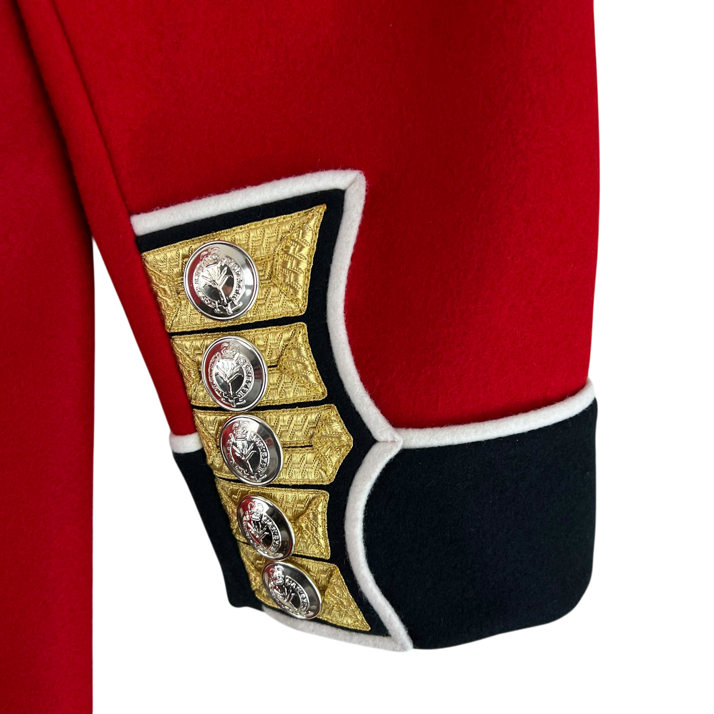 British Army RHQ SGTS Bandsman's Tunic Jacket w/ Wings - Welsh Guards - X Large