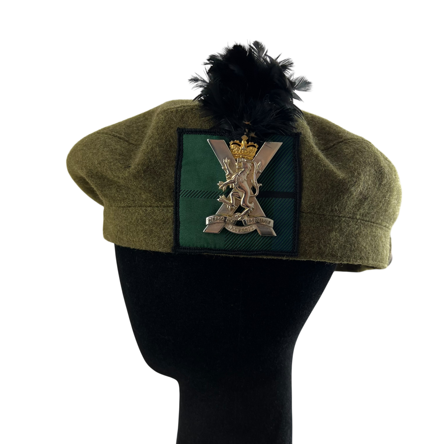 British Army Tam o Shanter w/ Plume - Royal Regiment of Scotland - X Large 62cm