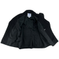US Navy Black Wool Peacoat - Large 44R
