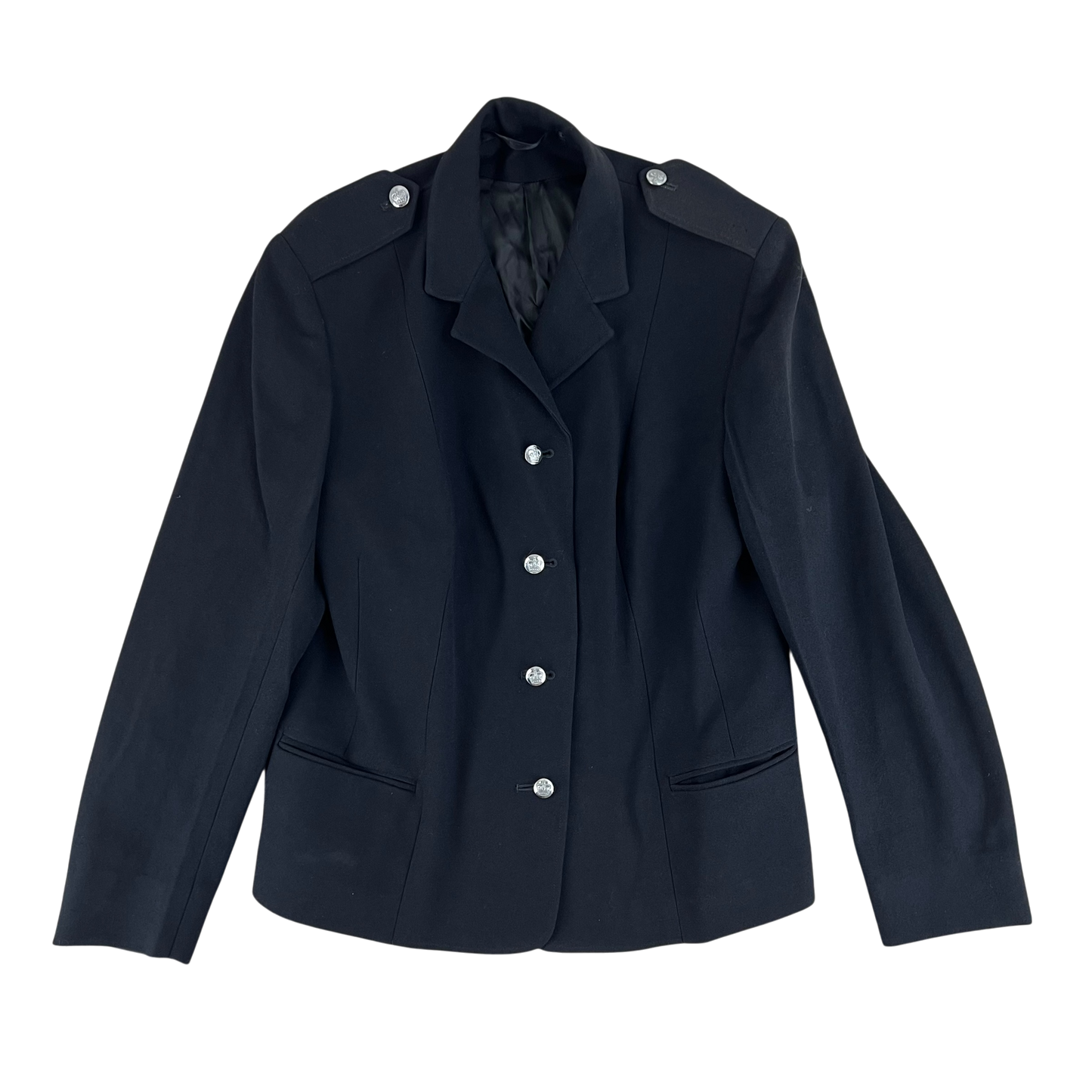 British Police Women's Black Dress Jacket - Medium