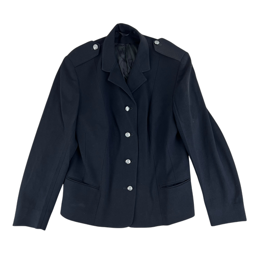 British Police Women's Black Dress Jacket - Medium