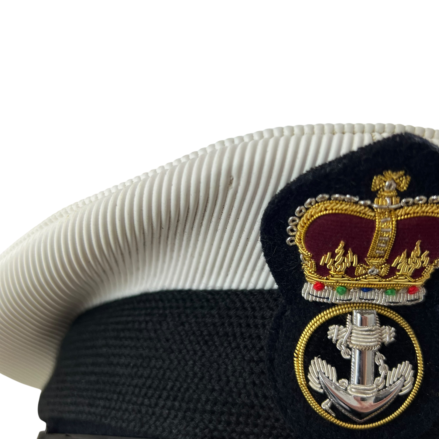 British Royal Navy Officer's Peaked Dress Cap - Large 59cm