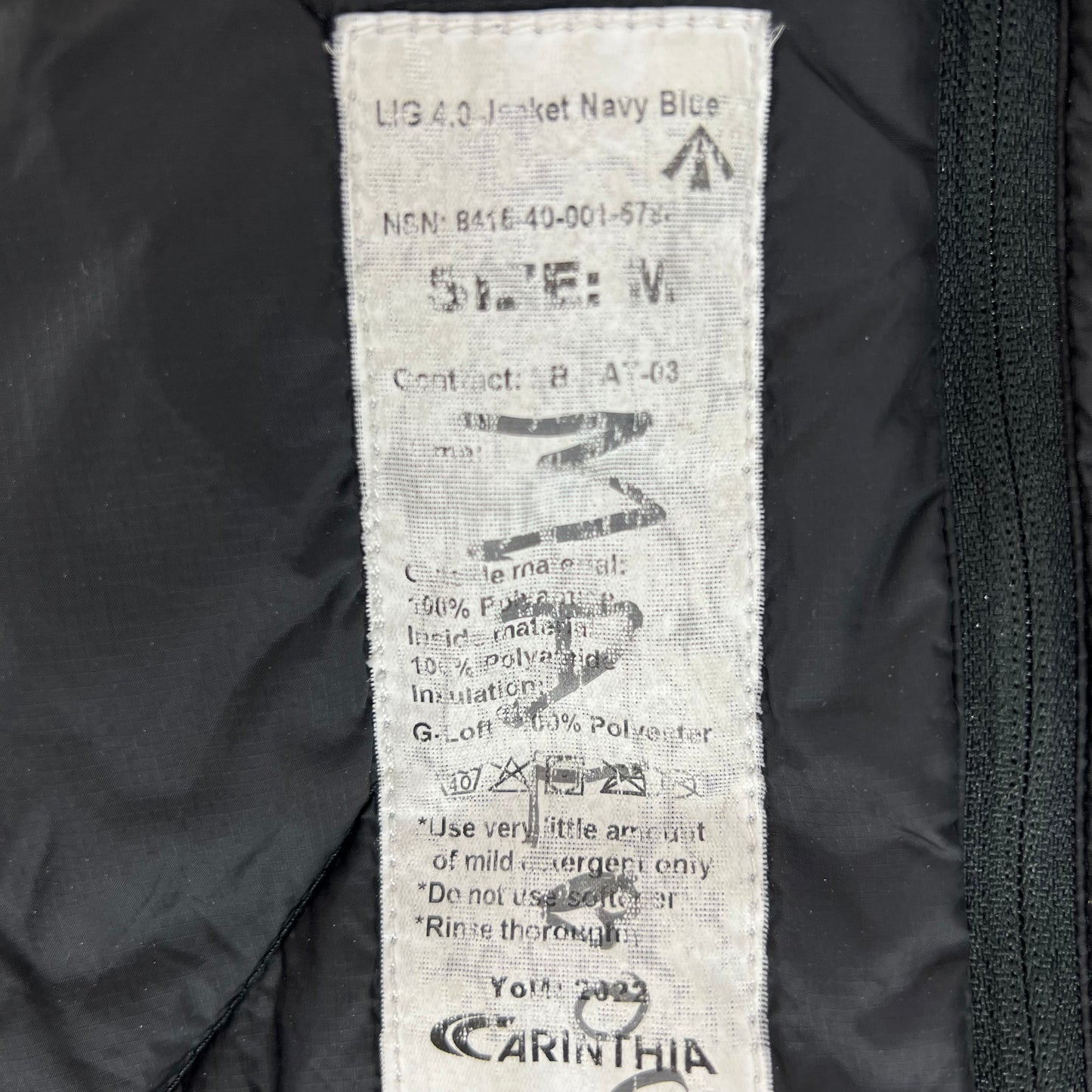 British Royal Navy Carinthia LIG 4.0 Thermal Jacket - Medium