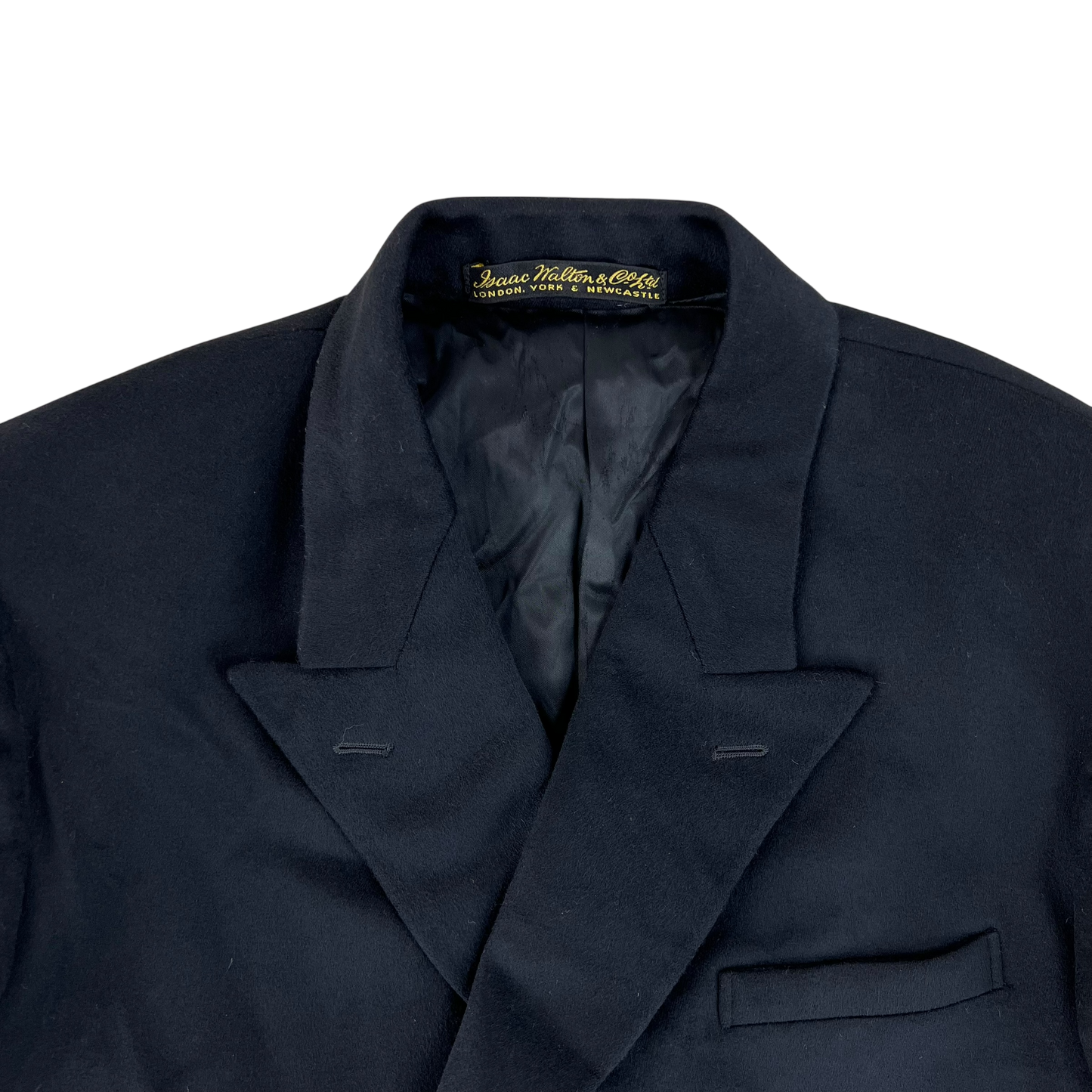 British Merchant Navy 60s Black Dress Blazer Jacket - Large
