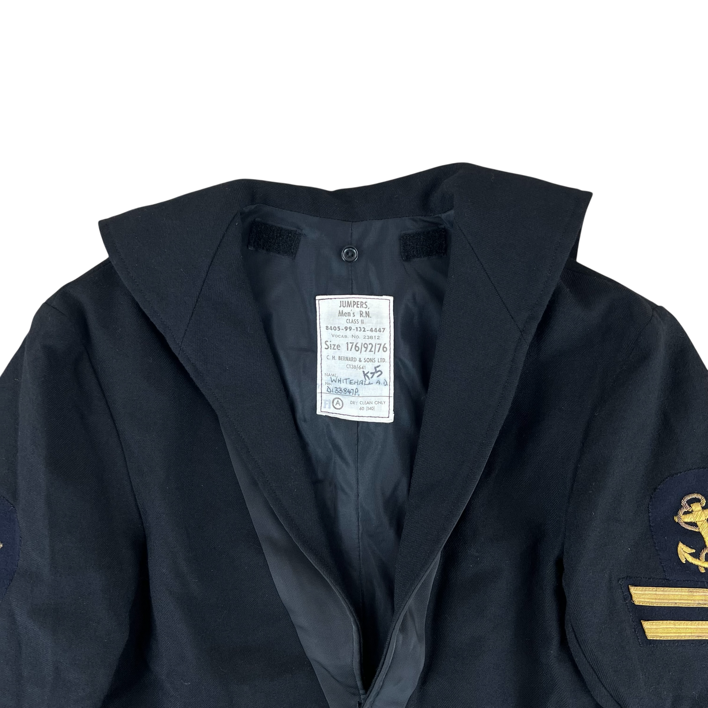 British Royal Navy Class II Jumper Sailor's Top - Medium 176/92