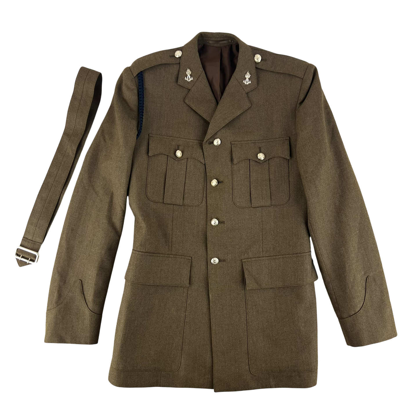 British Army No. 2 FAD Dress Jacket w/ Belt - Royal Engineers - Large 188/108