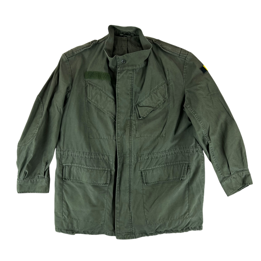 Belgian Army M64 Olive Green Field Jacket - X Large
