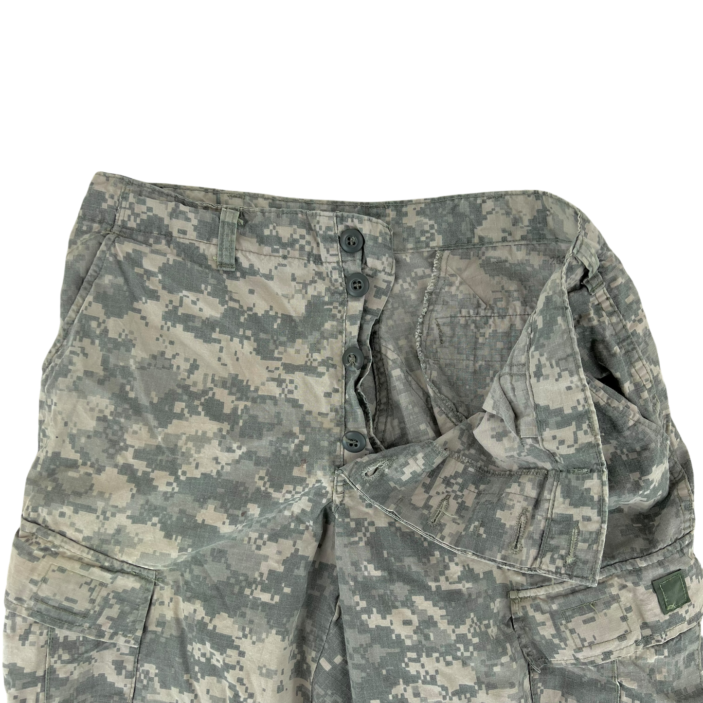 US Army UCP Pixel Camo ACU BDU Ripstop Combat Trousers - W35 L31