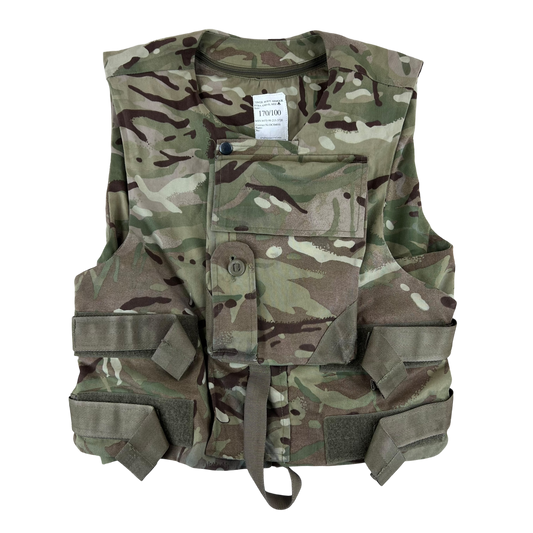 British Army MTP Camouflage Body Armour Cover Vest - 170/100