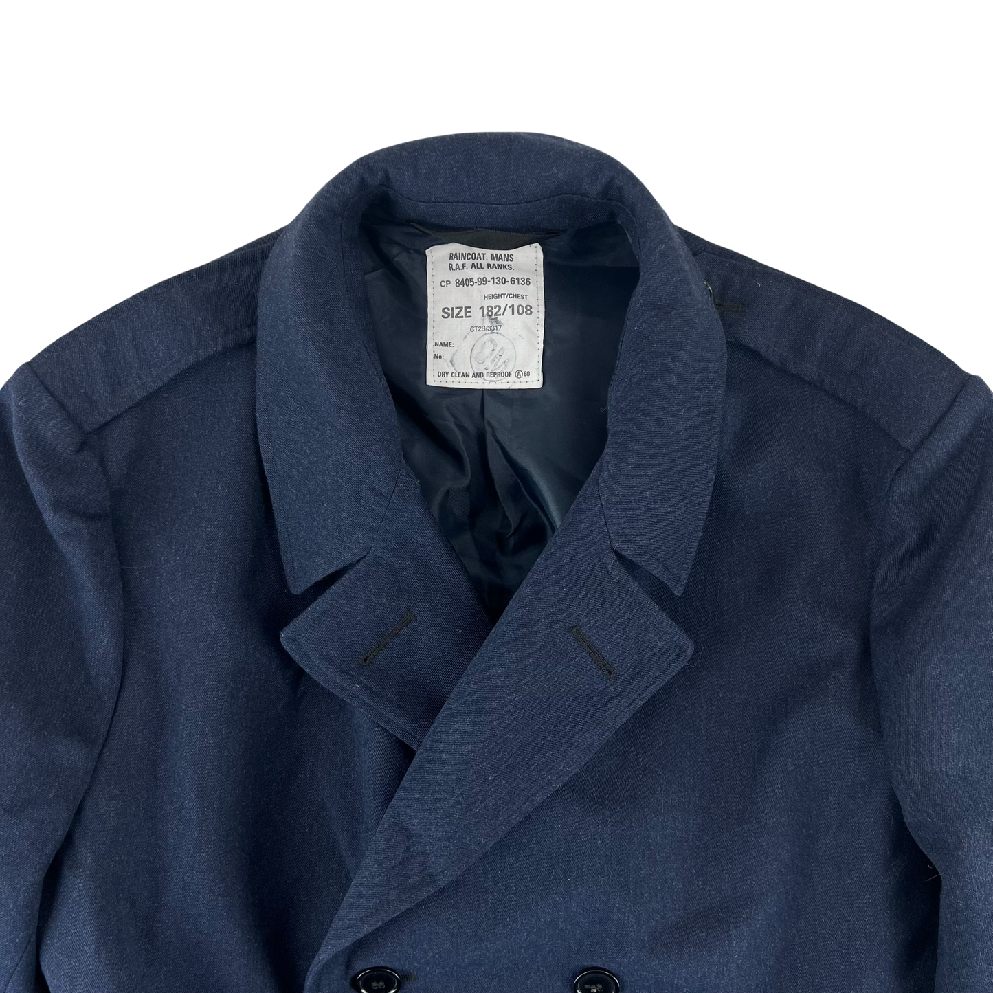 British Royal Air Force Raincoat Trench Coat - Large