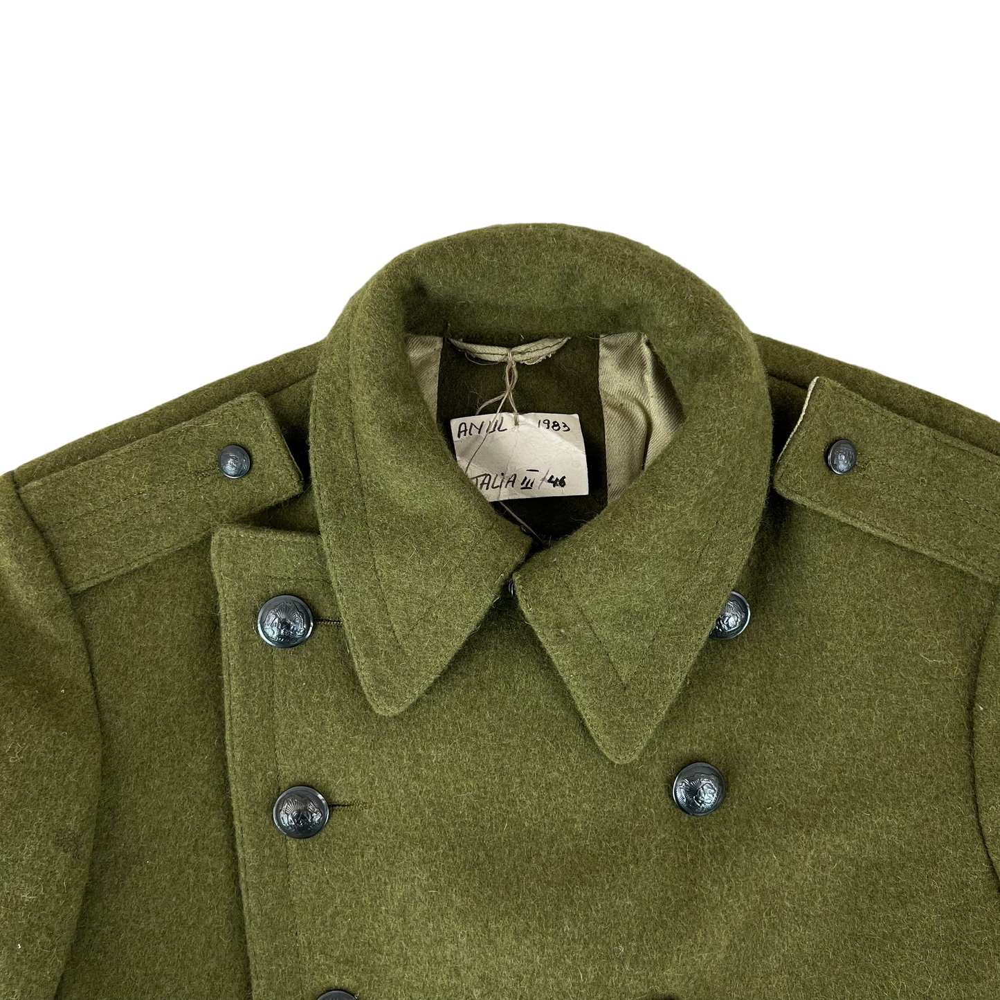 Romanian People's Army Khaki Wool Greatcoat - Small