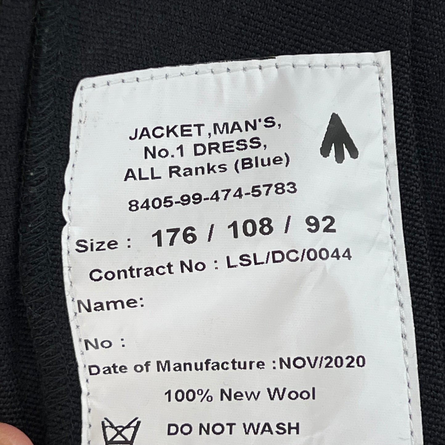 British Army No. 1 Dress Jacket - Royal Signals - Large 176/108
