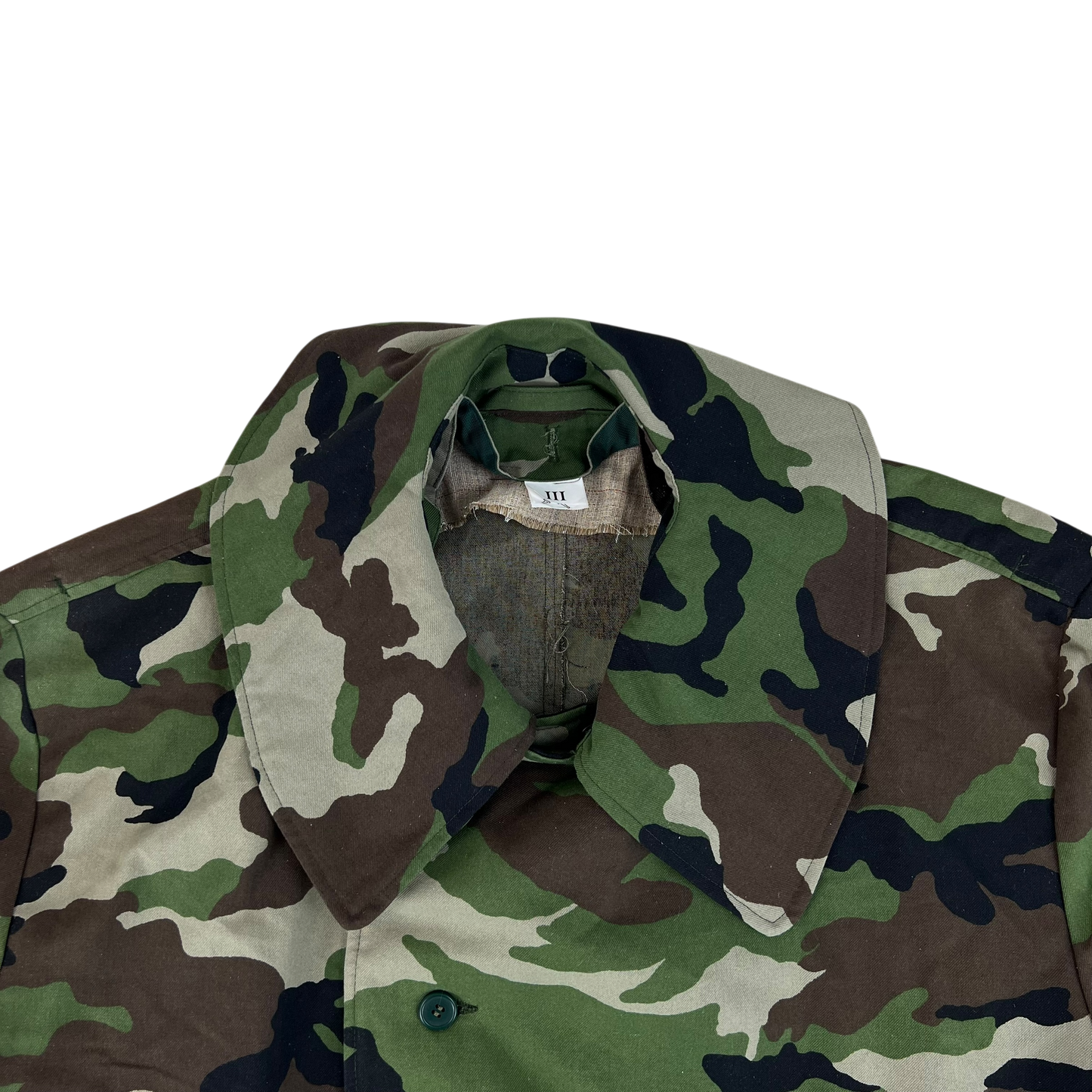 Slovak Army M97 Camouflage Dispatch Trench Coat - XX Large