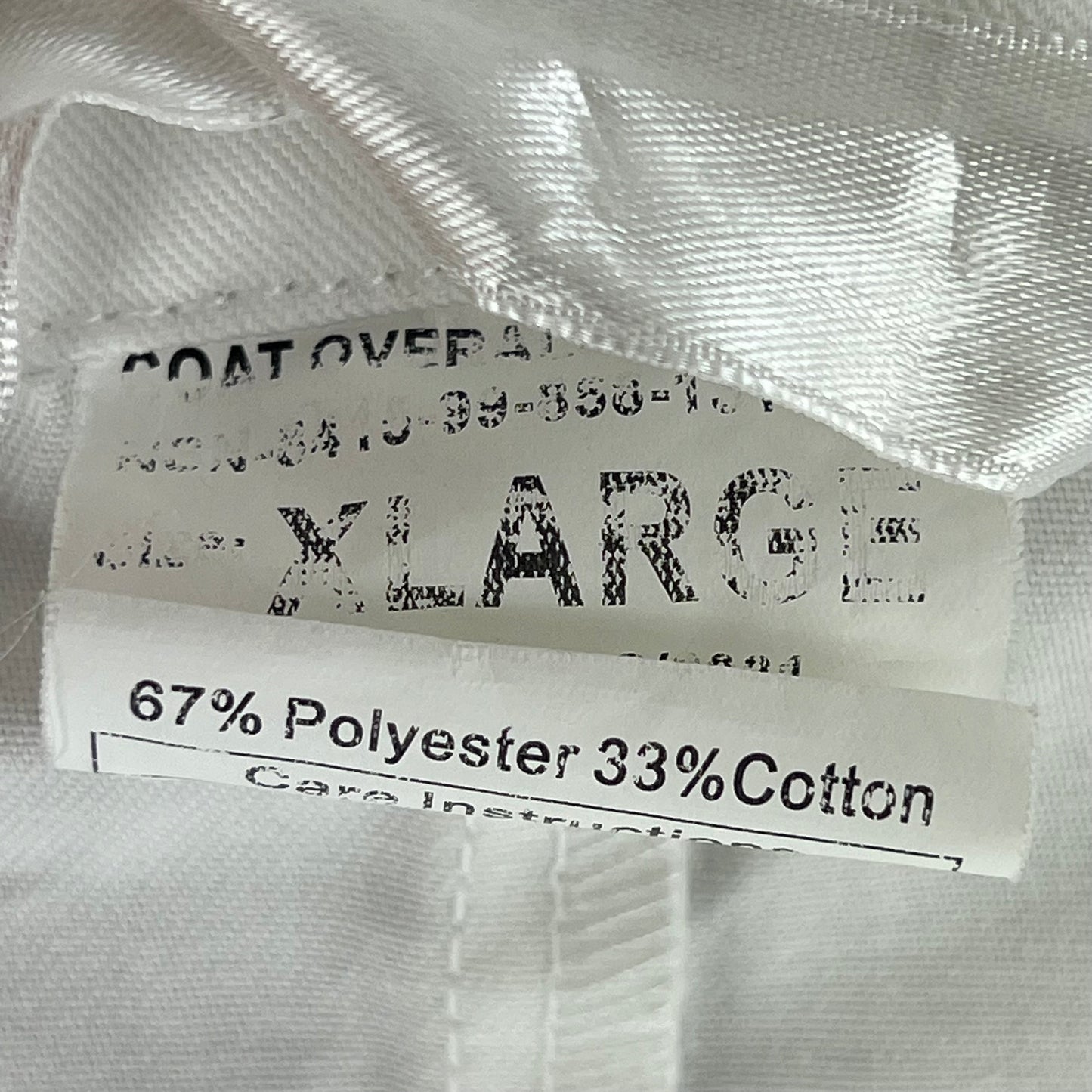 British Royal Navy White Dust Coat Overall - X Large
