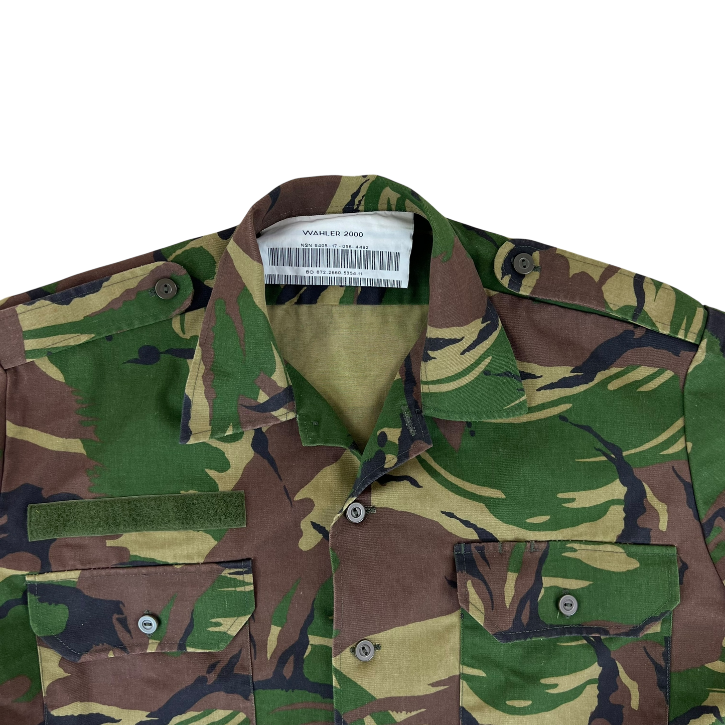 Dutch Army Field Shirt DPM Woodland Camouflage Short Sleeve - Large