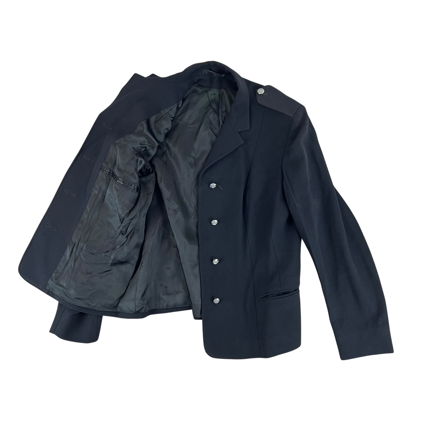 British Police Women's Black Dress Jacket - Medium