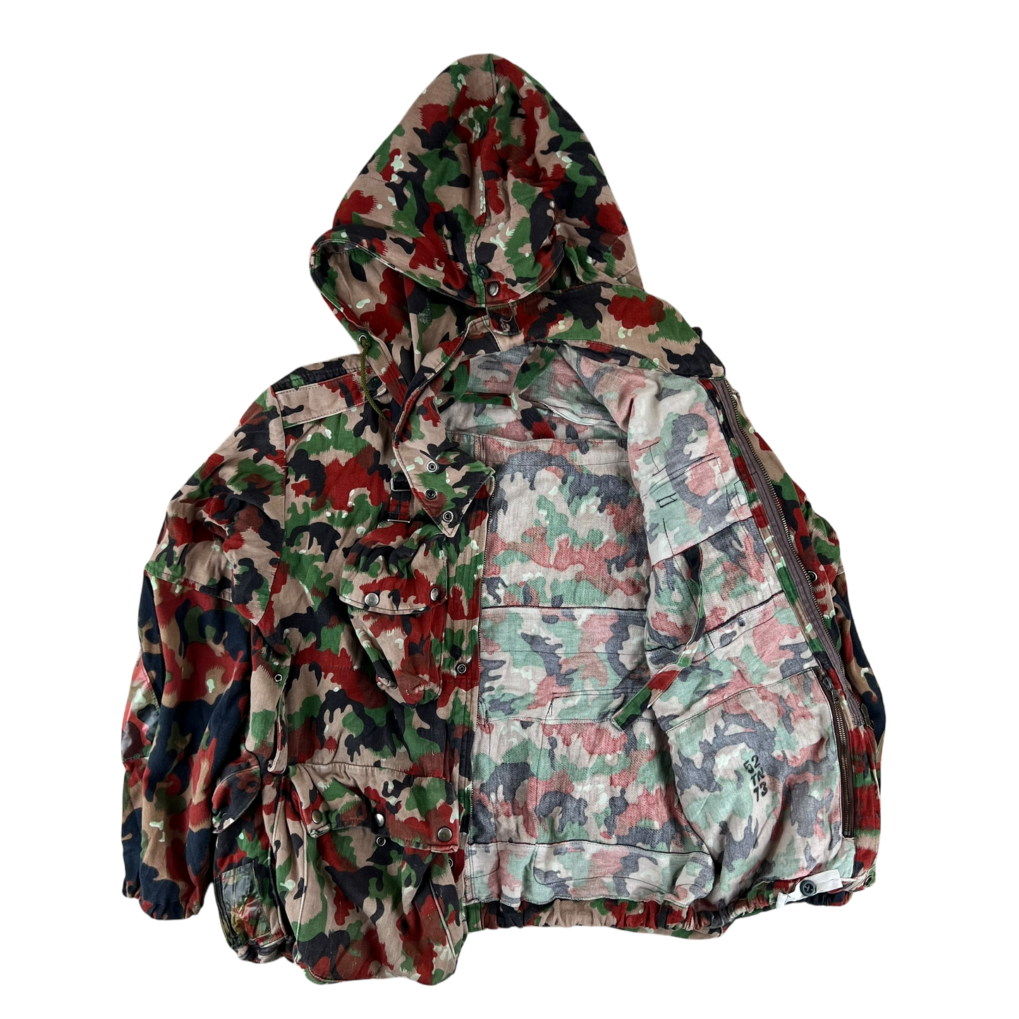 Swiss Army TAZ57 Alpenflage Camouflage Parka - Large