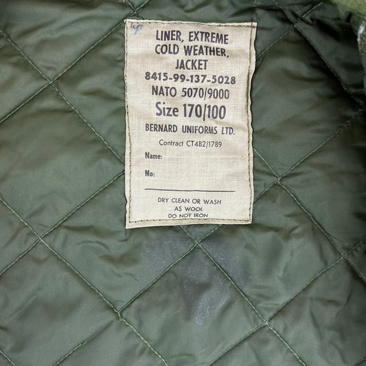 British Army Extreme Cold Weather Smock Jacket Liner - Large