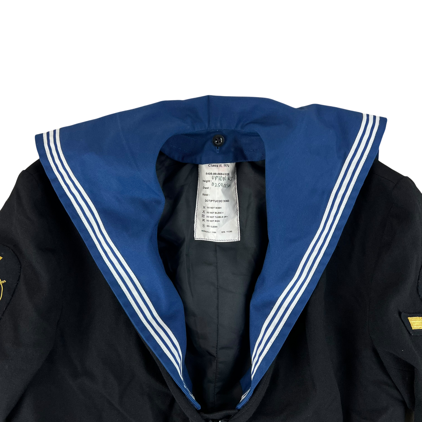 British Royal Navy Class II Jumper Sailor's Top - Large 116R
