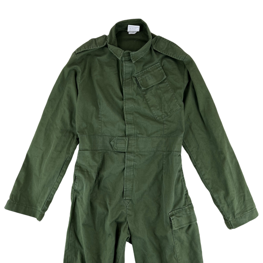 British Army Poly-Cotton Work Coveralls Olive Green - 160/84