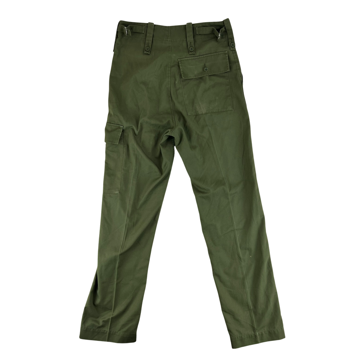 British Army Olive Green Fatigue Work Trousers - W31 L33