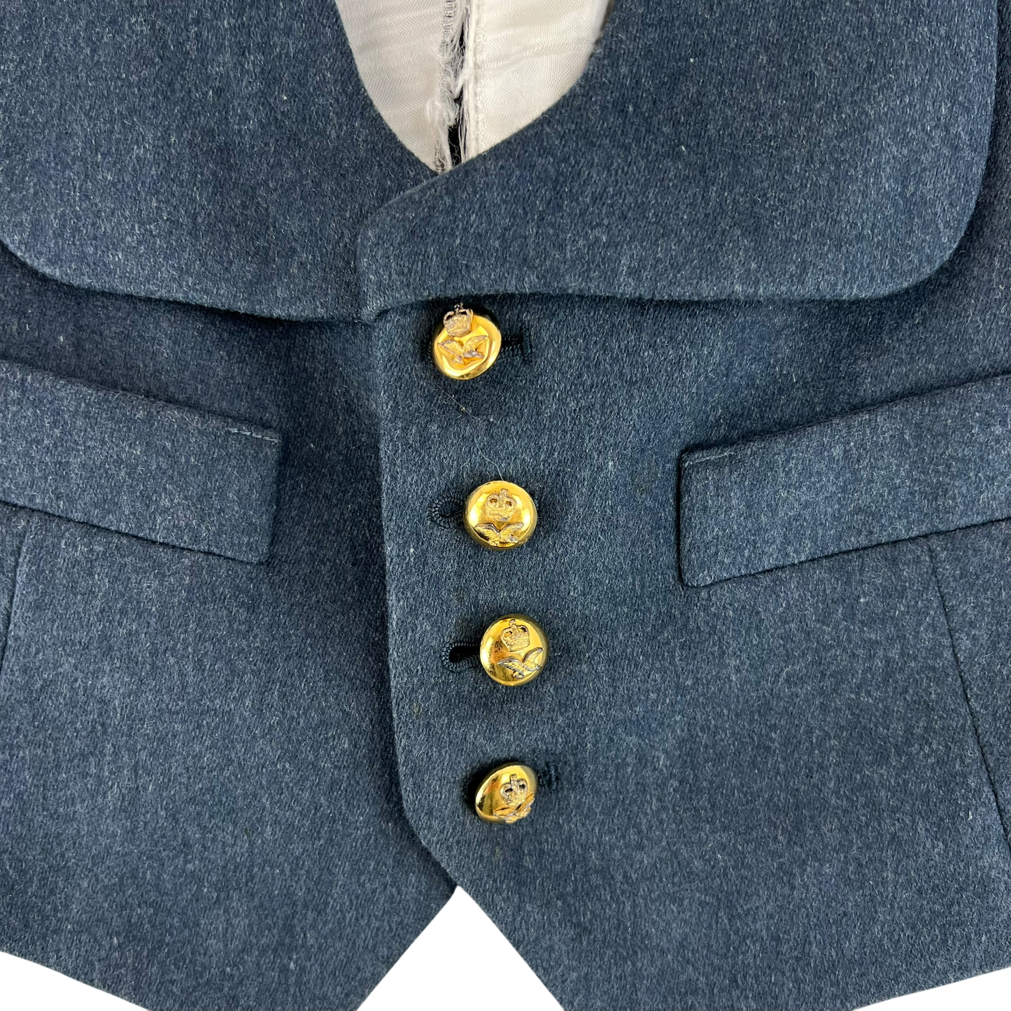 British RAF 80s No. 5 Mess Dress Waistcoat - Small