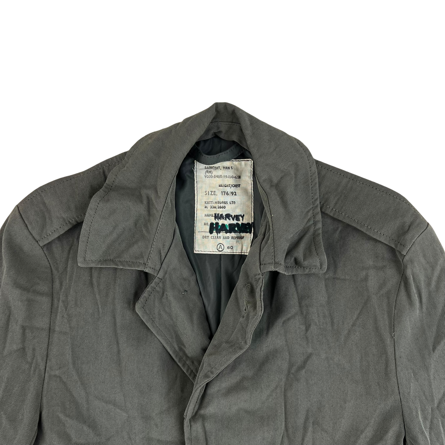 British Royal Marines Raincoat Mac Coat - Medium 176/92