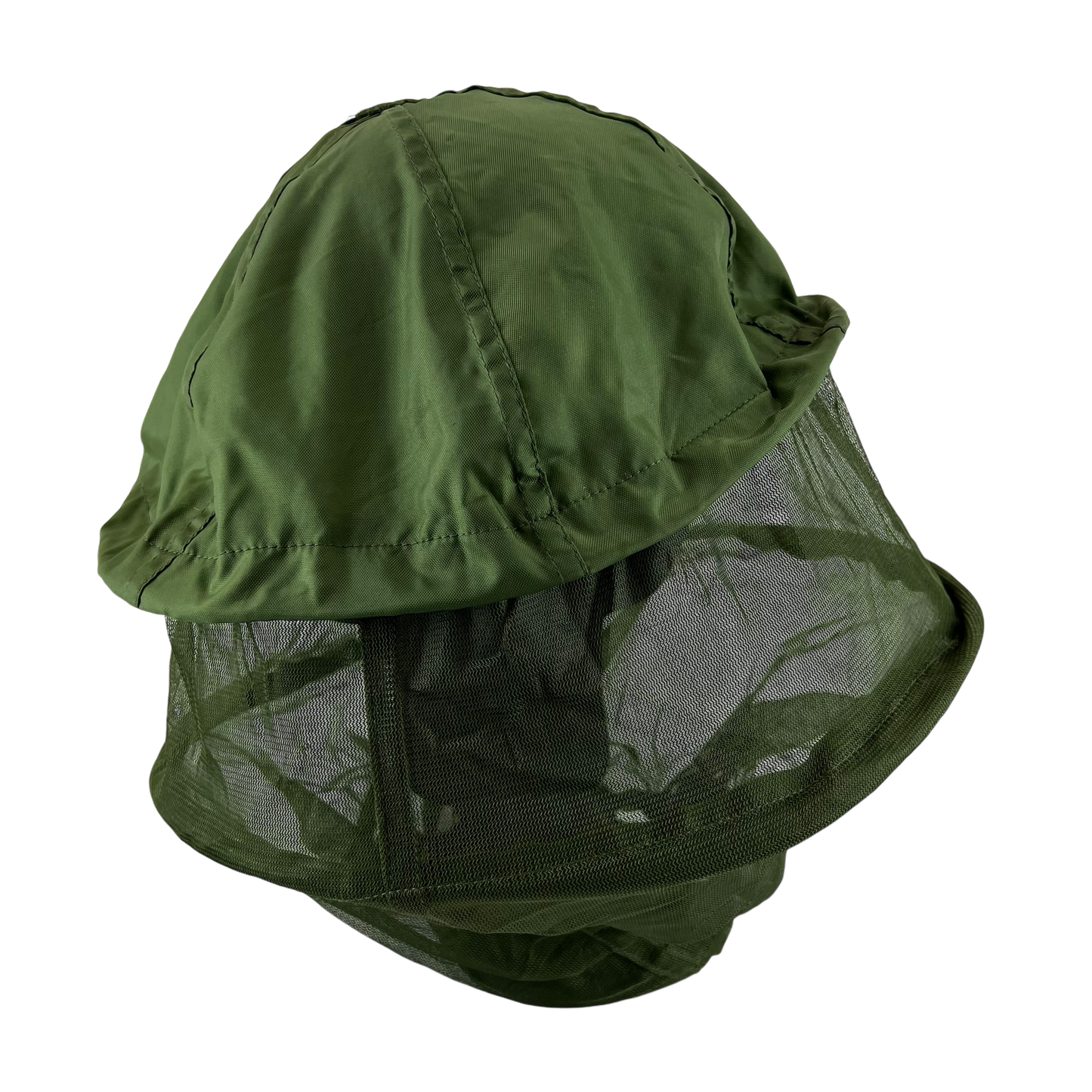 Dutch Army Olive Green Mosquito Netting Helmet Cover #2