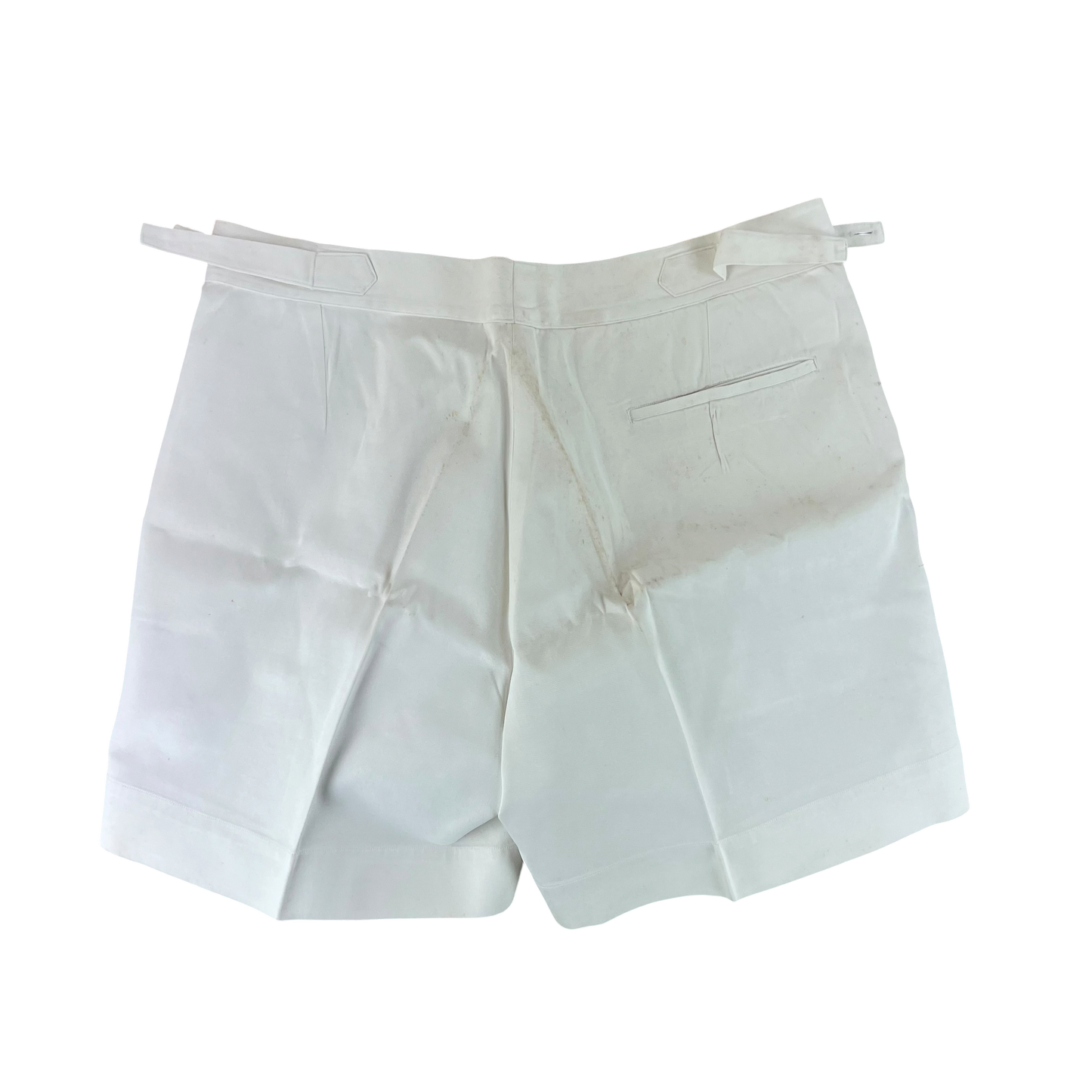 British Merchant Navy 50s Tropical White Shorts - W38