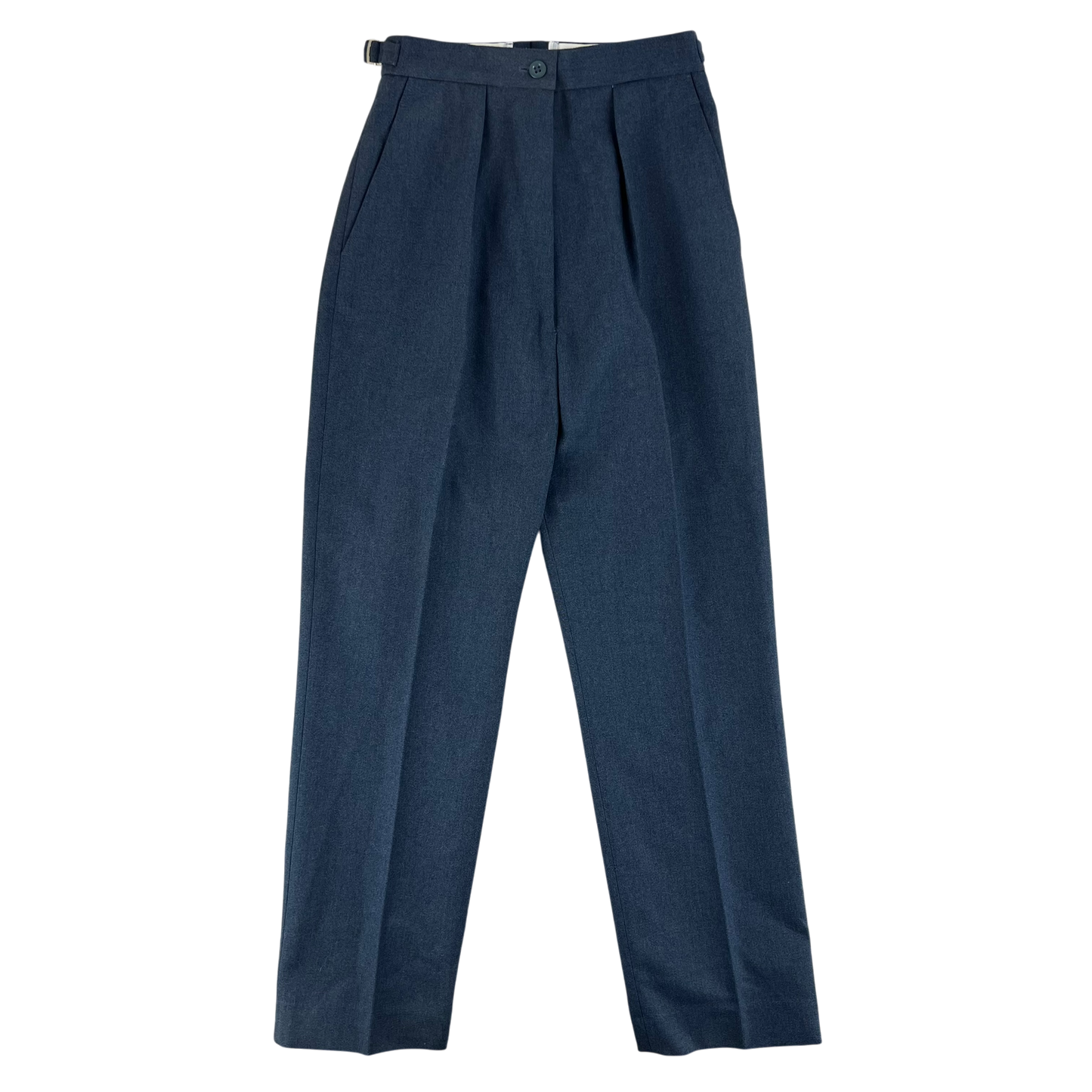 British RAF Women's 72 Pattern Lightweight Blue-Grey Dress Trousers - W28 L29.5