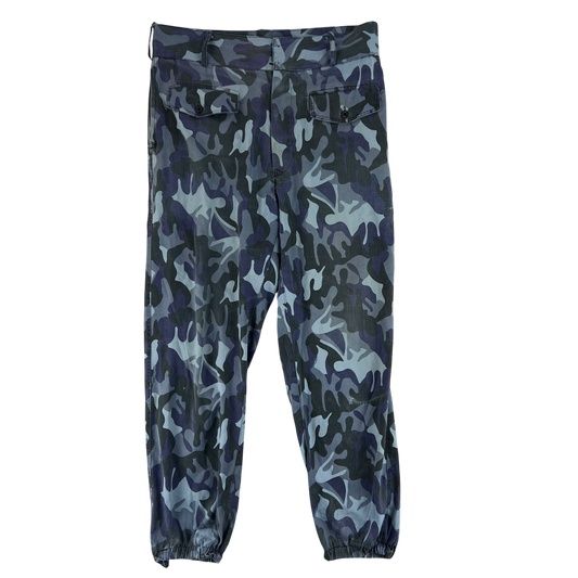 Romanian Army / Police M1990 Blue Leaf Camouflage Trousers - W36 L28.5