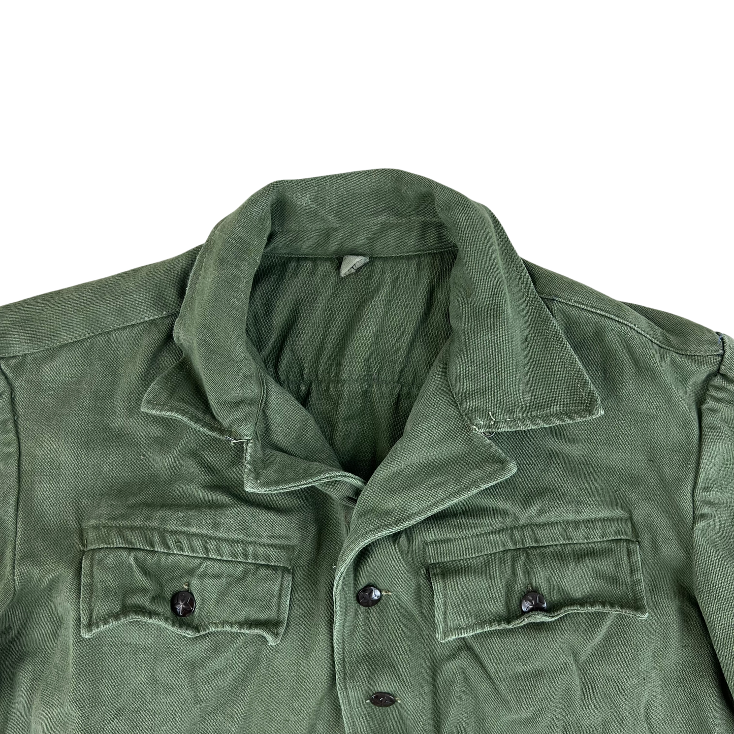 Bulgarian People's Army Olive Green Cossack Shirt - Medium
