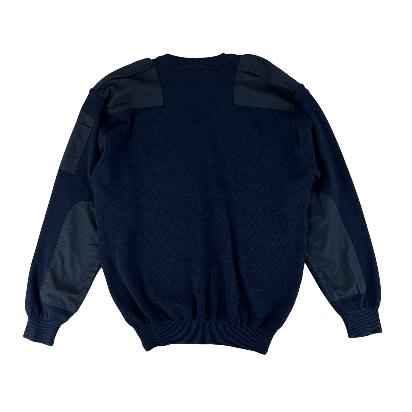 Dutch Navy Blue V Neck Pullover Jumper - X Large