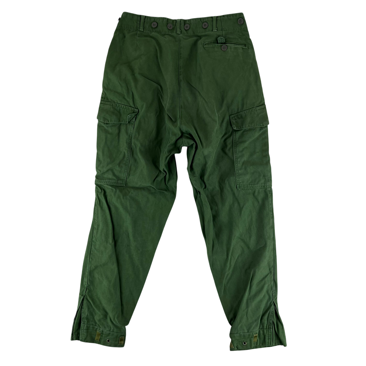 Swedish Army M59 Green Combat Trousers - W31 L29.5